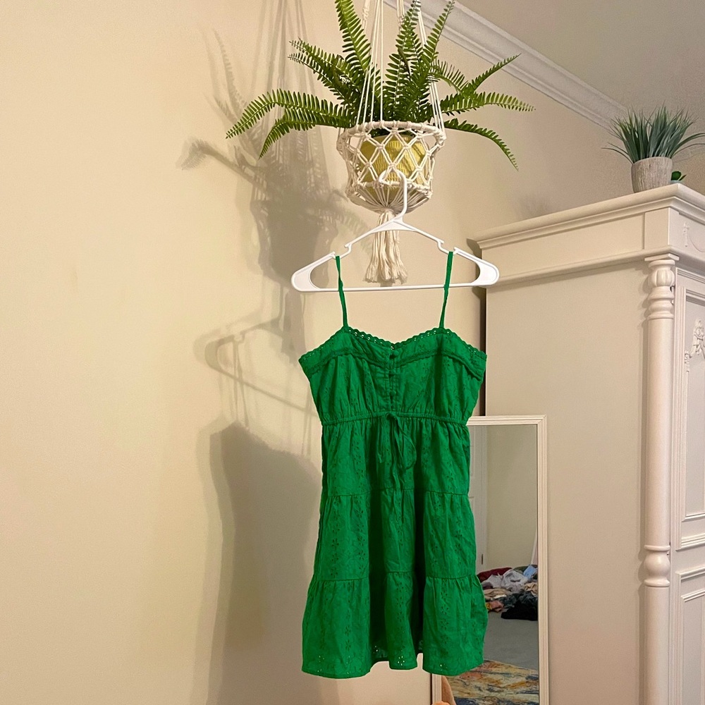 cute green summer dress